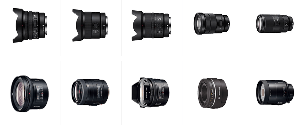 Sony Alpha ILCE-6400L's Lens Capability